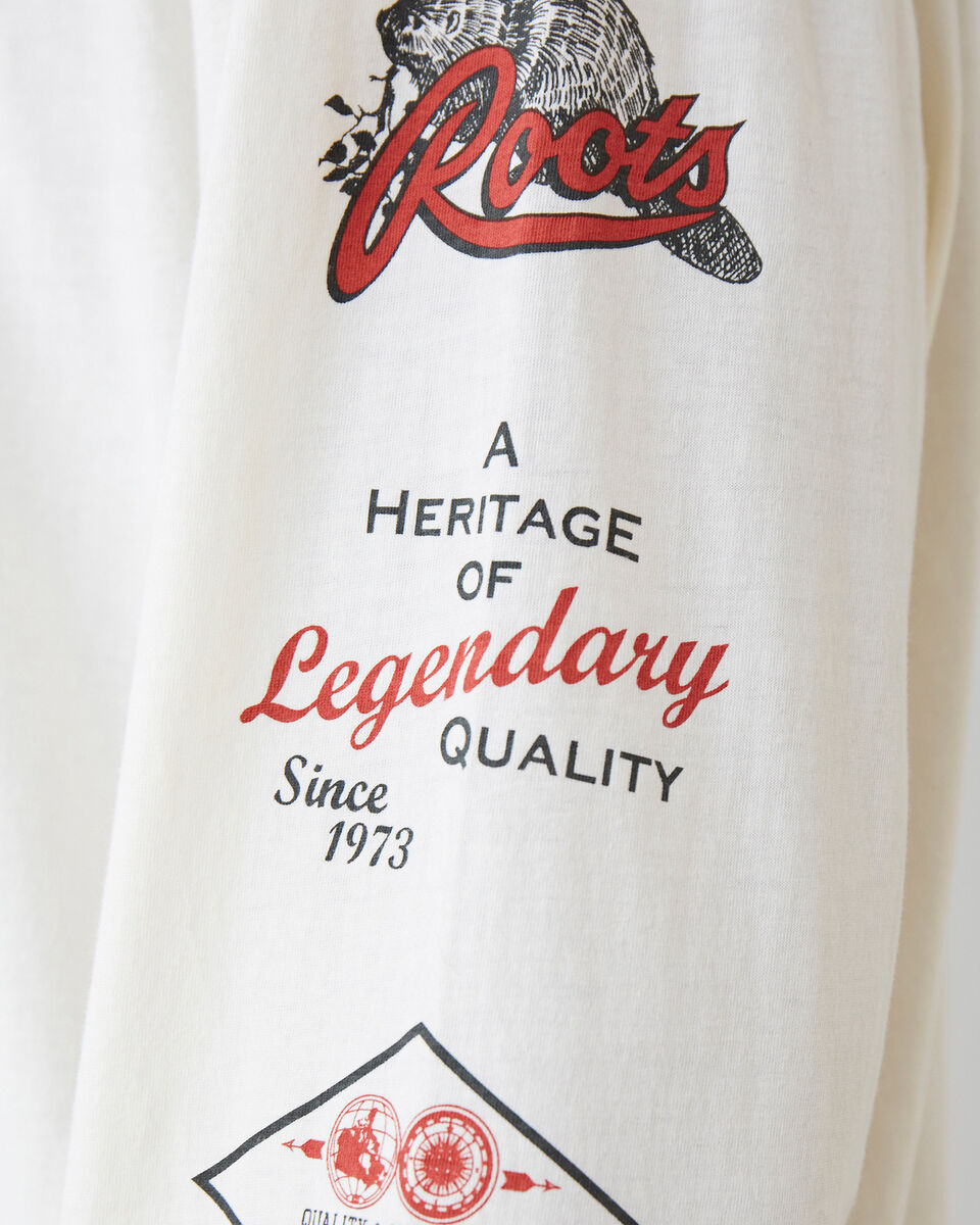 Mens Logo History Long Sleeve T-Shirt