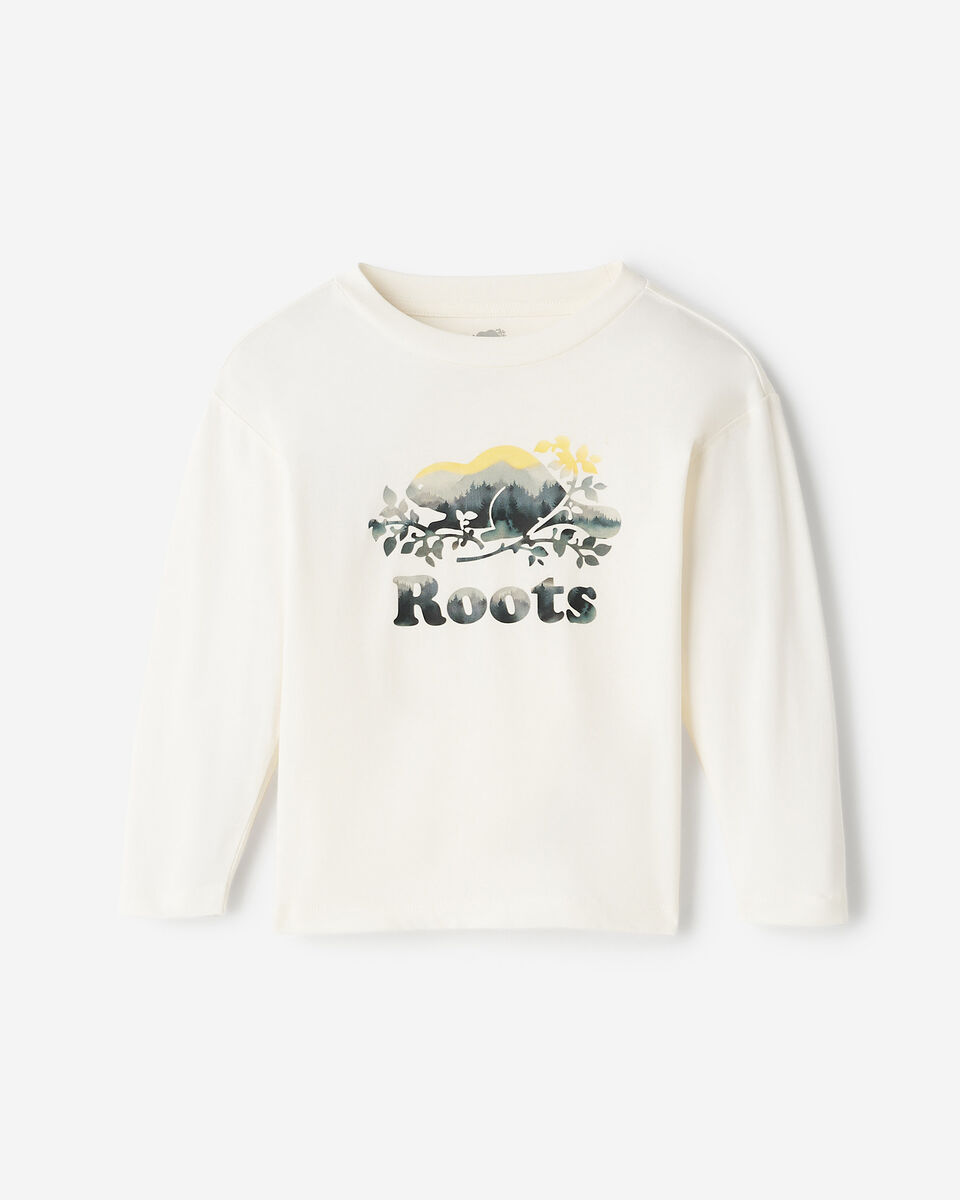 T-shirt Cooper aquarelle en coton bio pour tout-petits