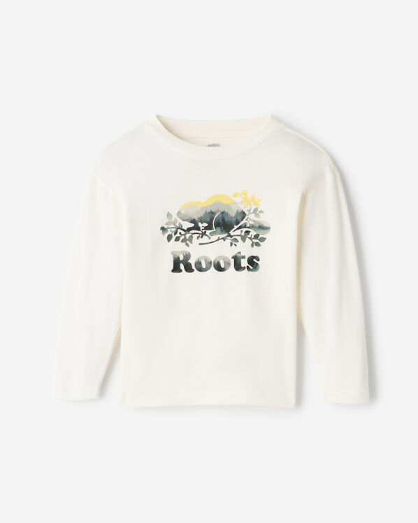 T-shirt Cooper aquarelle en coton bio pour tout-petits