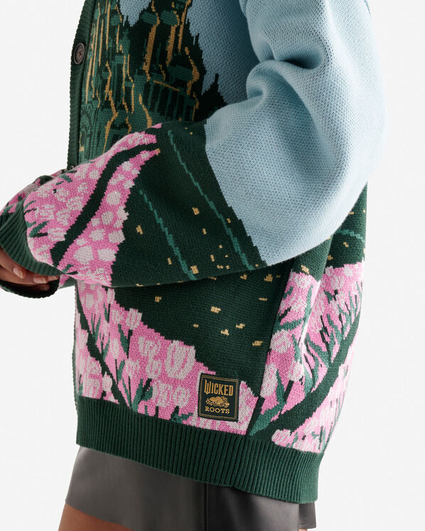 Roots X Wicked Emerald Cardigan