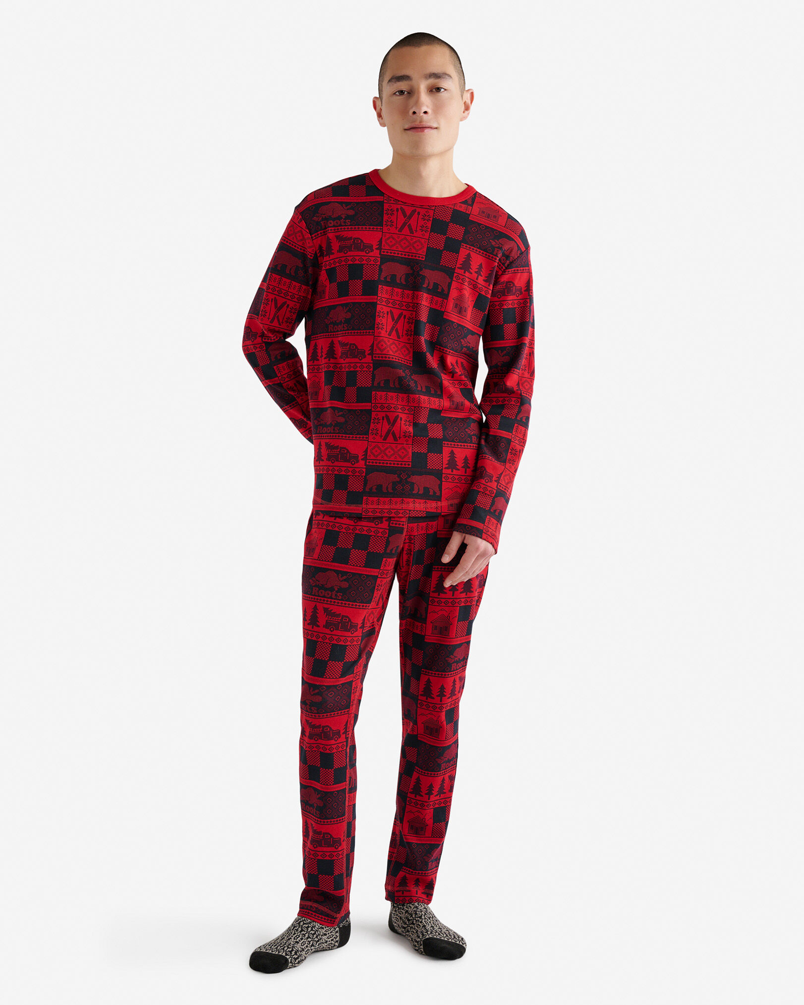 Mens holiday pajama bottoms hot sale