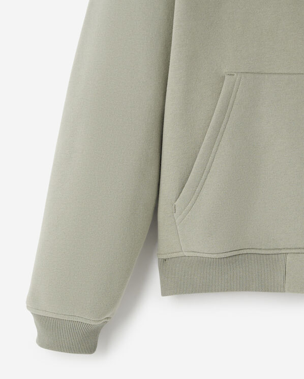 Chandail &agrave; capuchon temp&ecirc;te et glissi&egrave;re en molleton Nuage