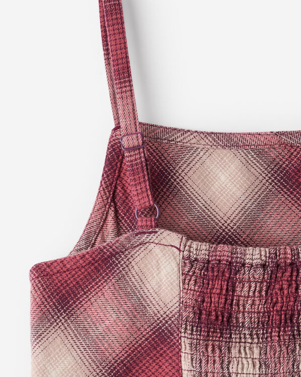 Girls Plaid Slip Dress