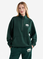 Organic Cooper Relaxed Half Zip Stein