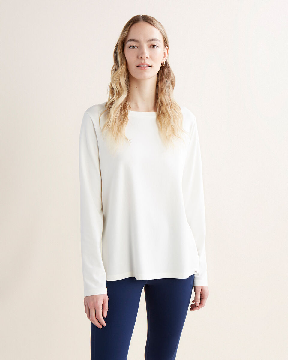 Roots Canmore High Low Long Sleeve Top. 1