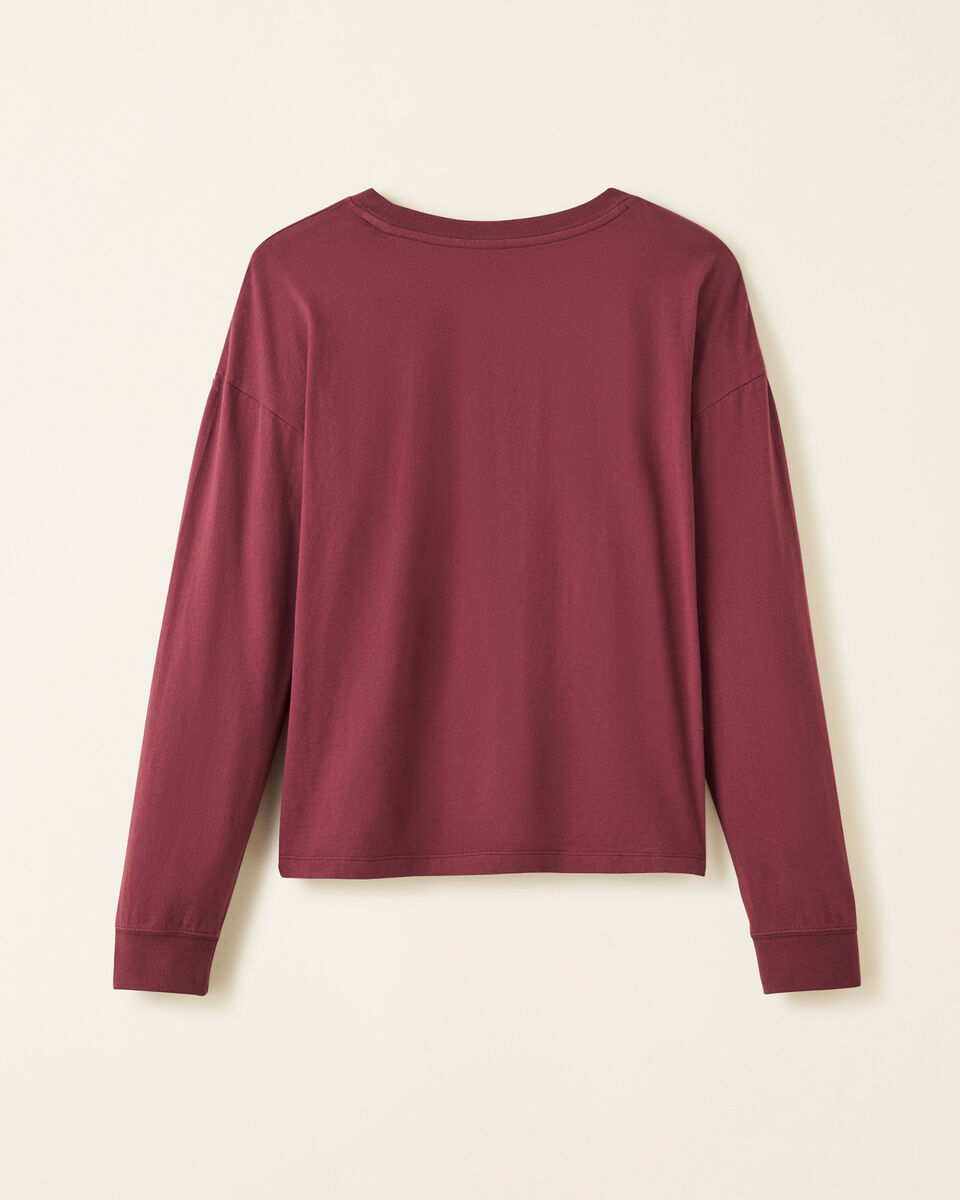 Womens Cooper Beaver Long Sleeve T-Shirt