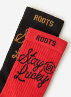 2 paires de chaussettes Nouvel An lunaire Roots X CLOT pour enfants