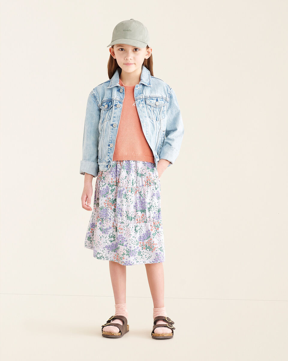 Girls Floral Skirt