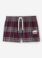 Short de pyjama &agrave; carreaux pour femme