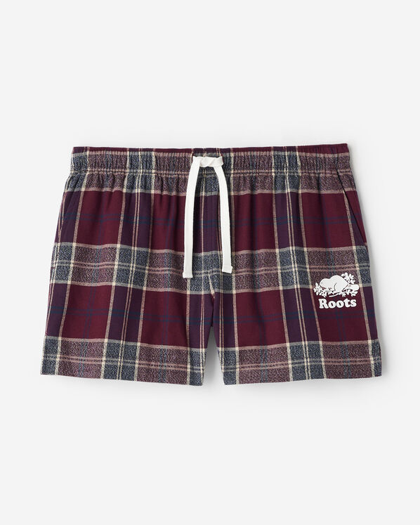 Short de pyjama &agrave; carreaux pour femme