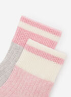 Womens Cotton Cabin Ankle Sock 2 Pack