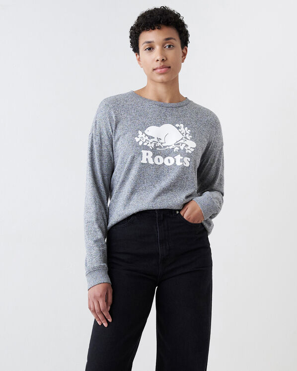 Womens Organic Cooper Beaver Long Sleeve T-shirt