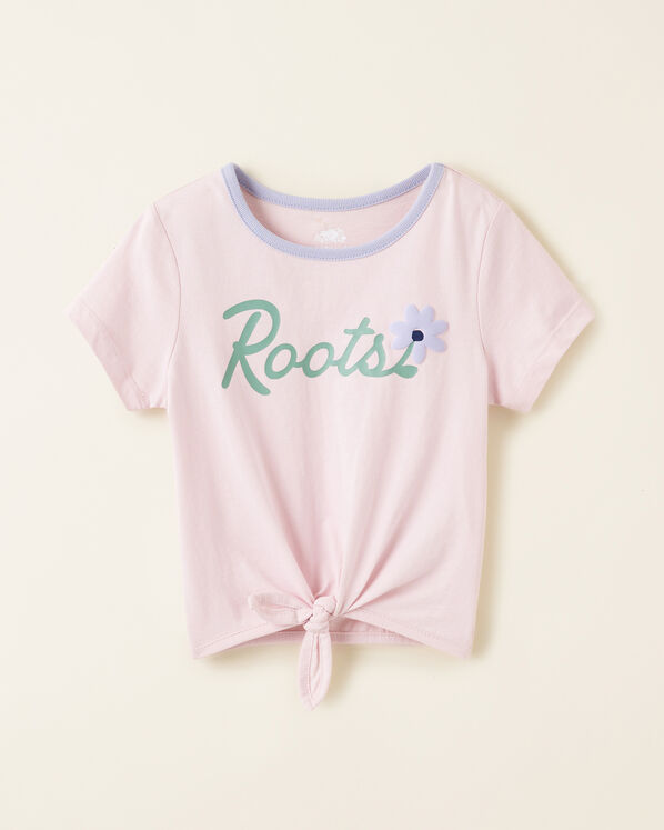 Toddler Girls Floral Tie T-Shirt