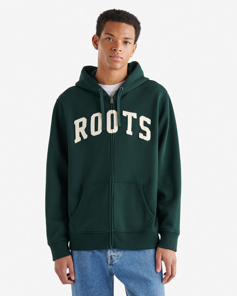 Roots Applique Full Zip Hoodie