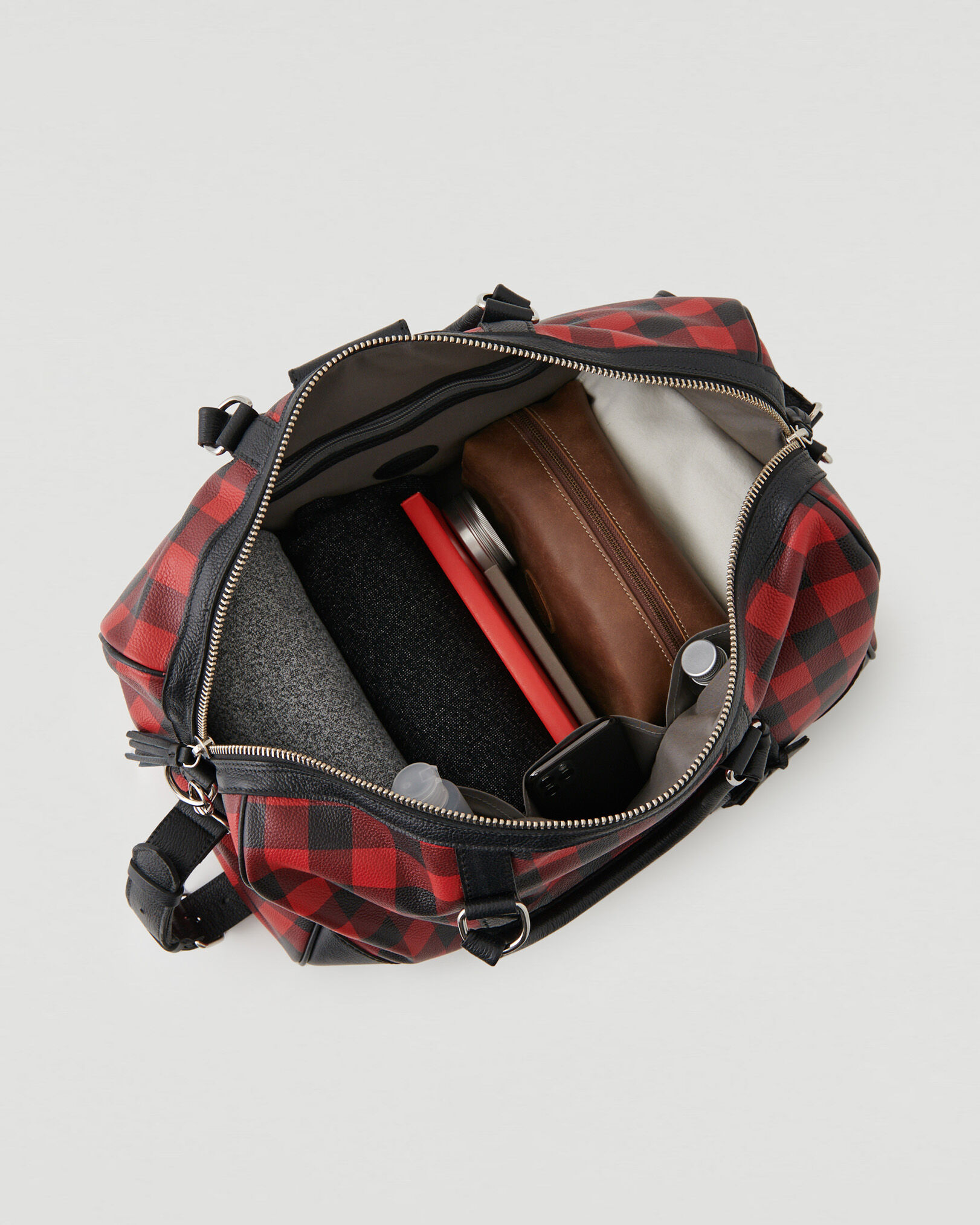 Plaid hotsell weekender bag