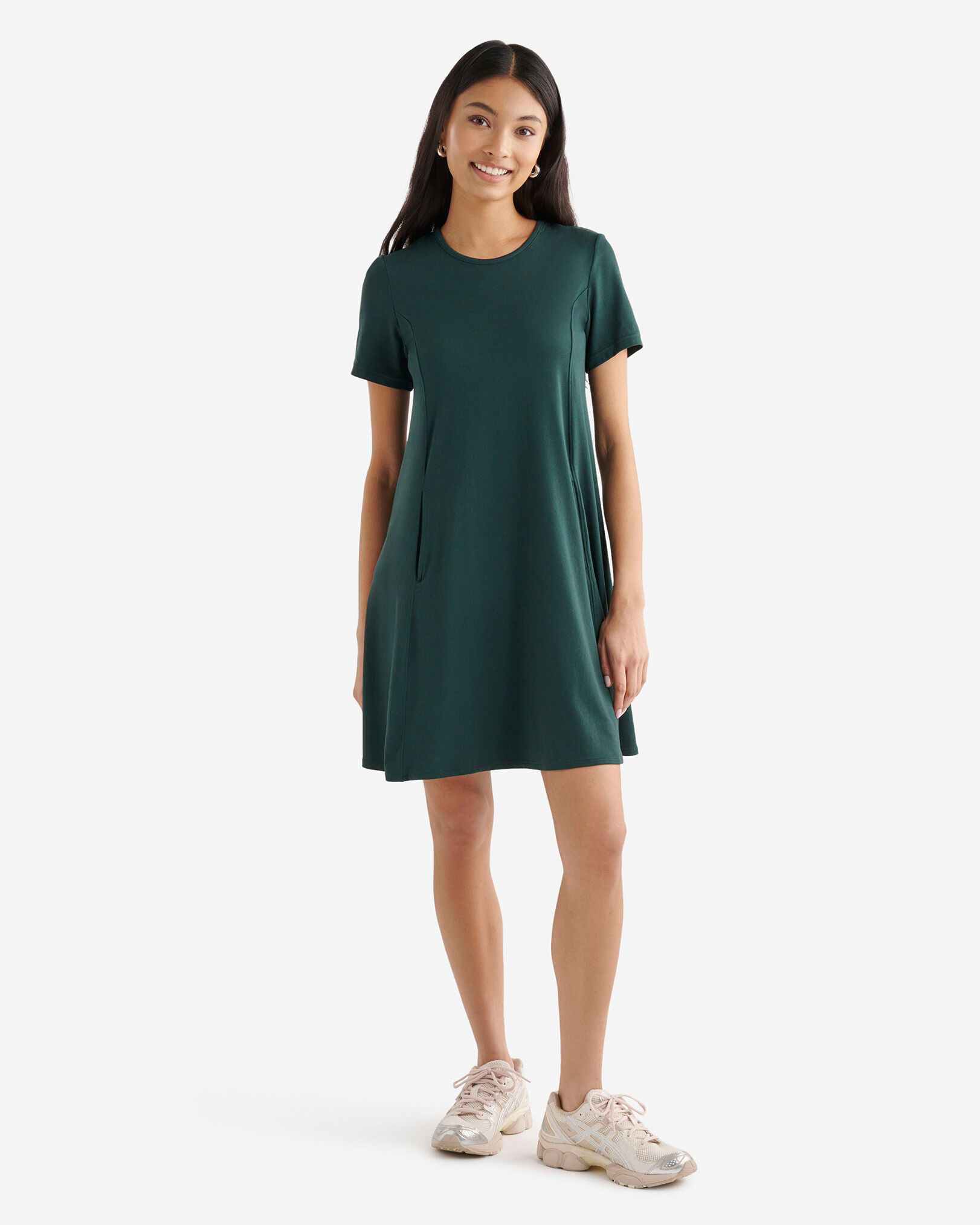 Renew Knit Short Sleeve Mini Dress