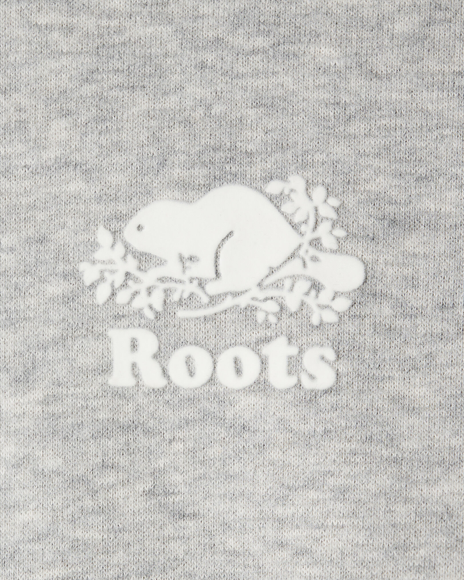 Chandail à glissière un quart original capuchon en jersey bouclette coton bio