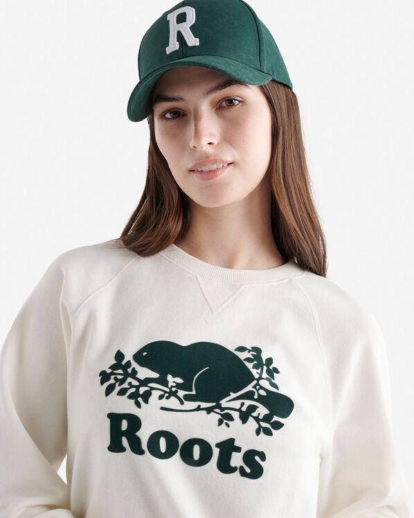 Chandail original à col rond en molleton de coton bio