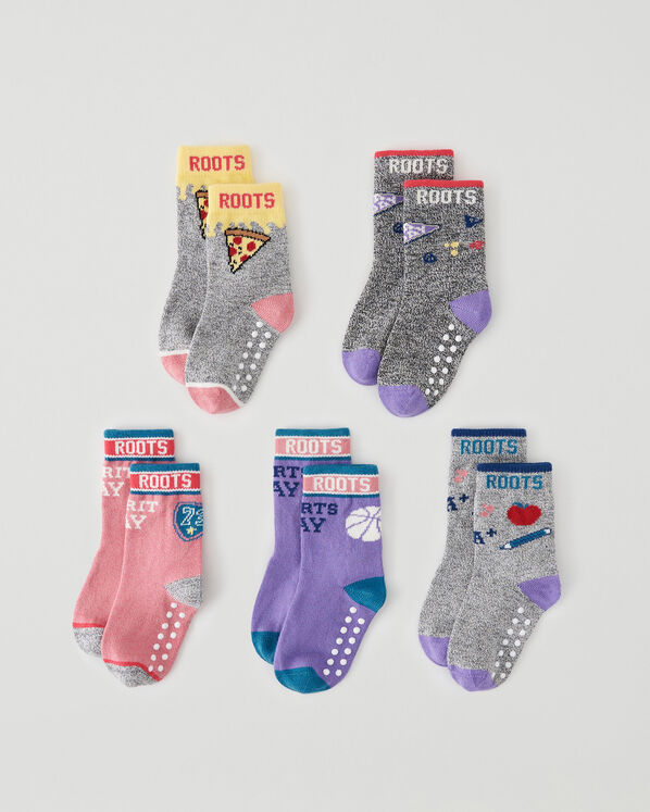 Toddler School Days Sock 5 Pack