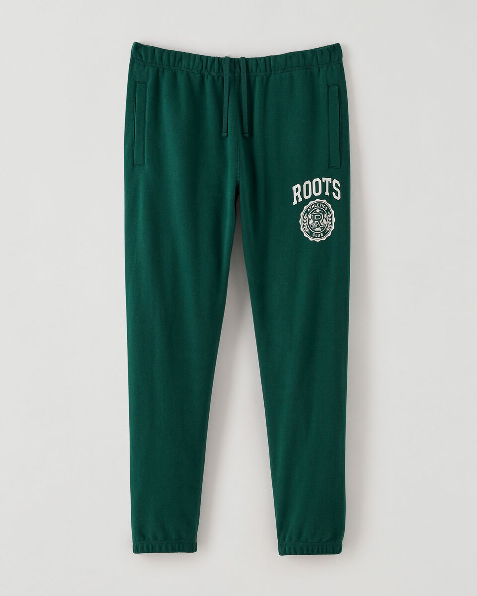 Roots Athletics Club Crest Slim Sweatpant. 1