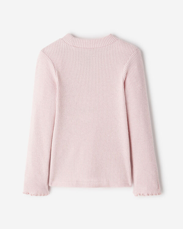 T-shirt côtelé scintillant Cooper pour toutes-petites T-shirt côtelé scintillant Cooper pour toutes-petites