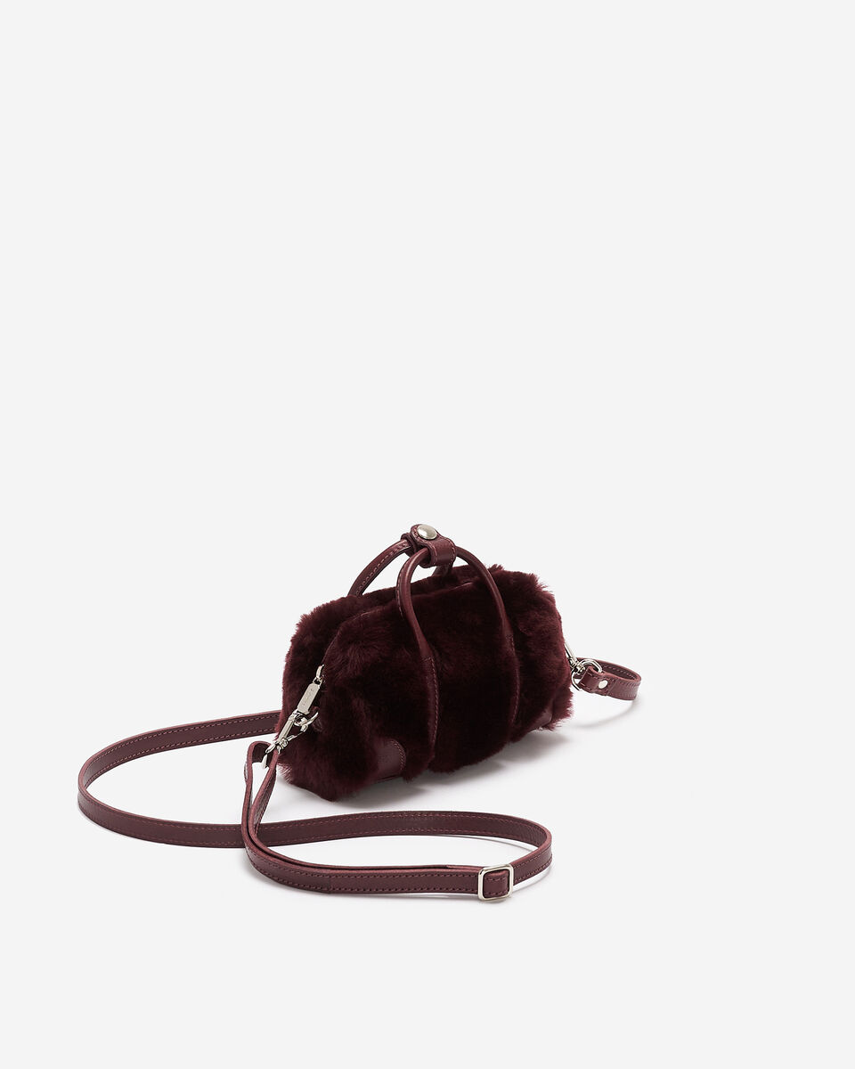 Shearling Micro Banff Crossbody