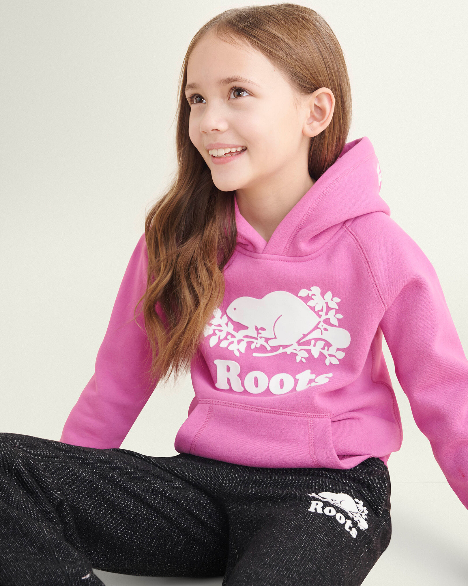Pink clearance roots hoodie