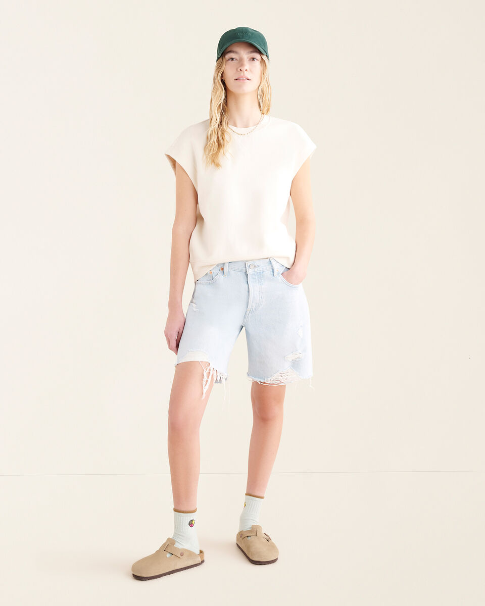 Undyed Muscle  Crew Sweatshirt