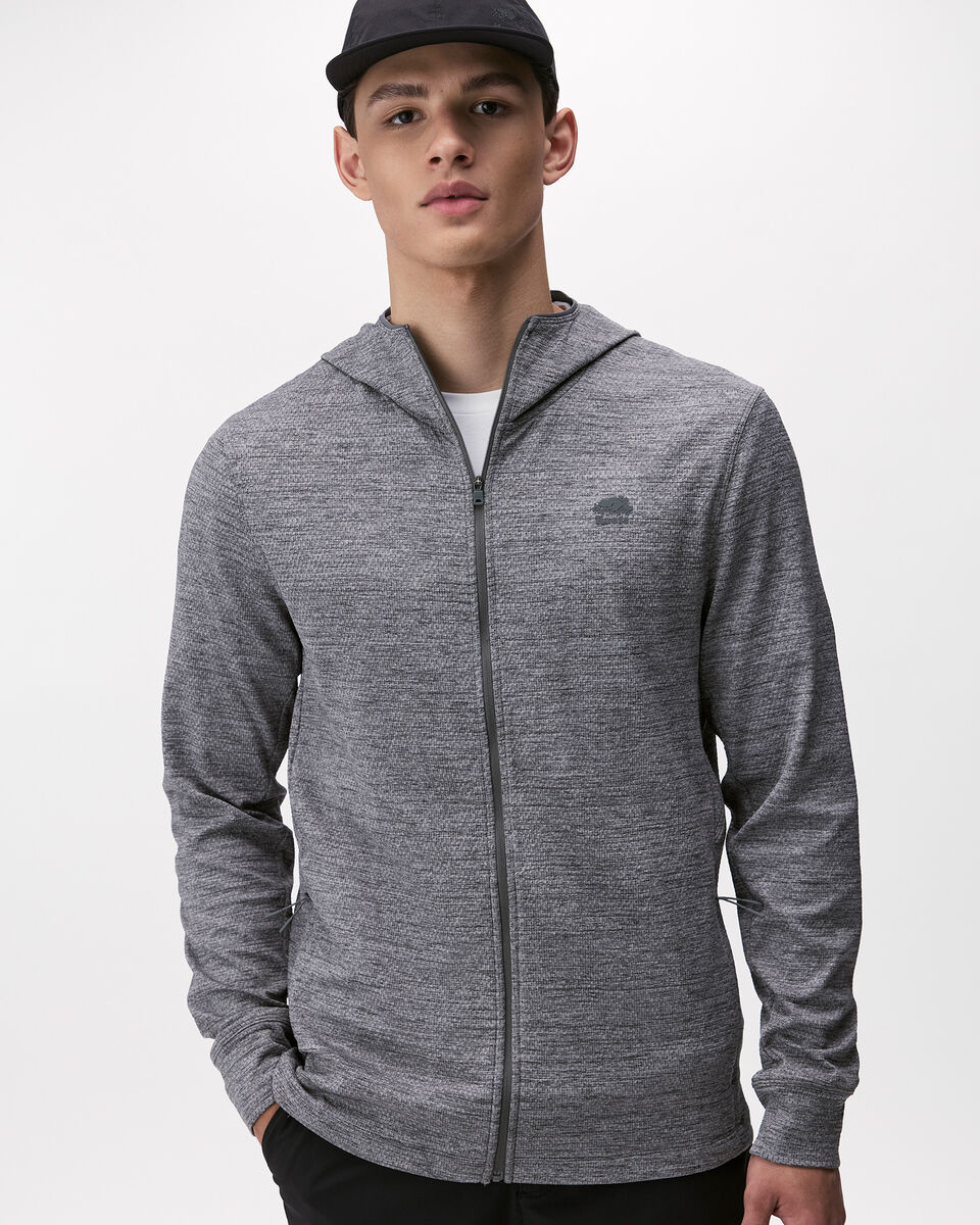 Active Textured Full Zip Hoodie