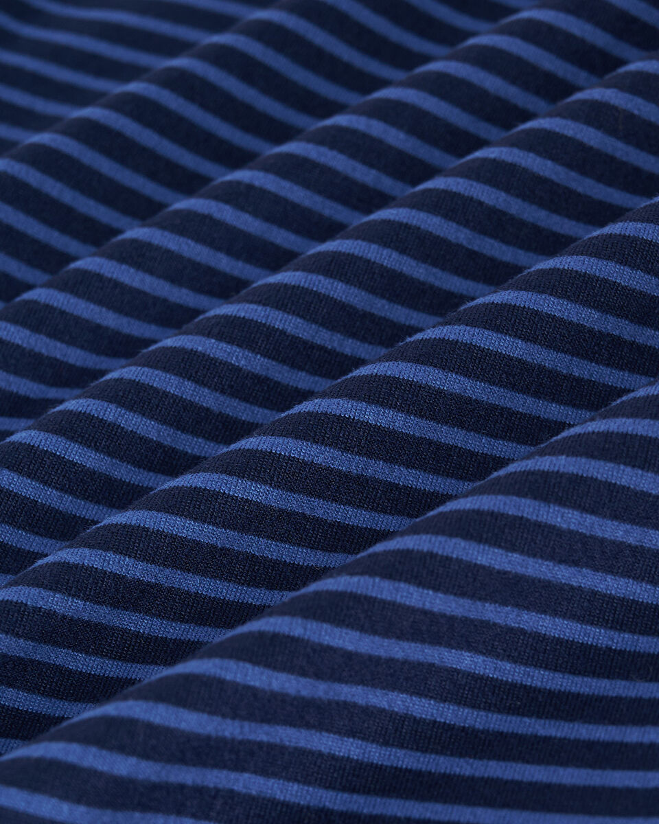 Renew Knit Striped Polo