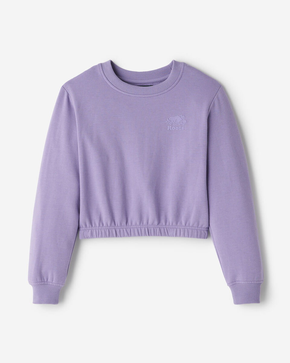 Girls Cozy Cinched Crew Sweatshirt