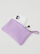 Pochette moyenne à glissière en cuir Cervino