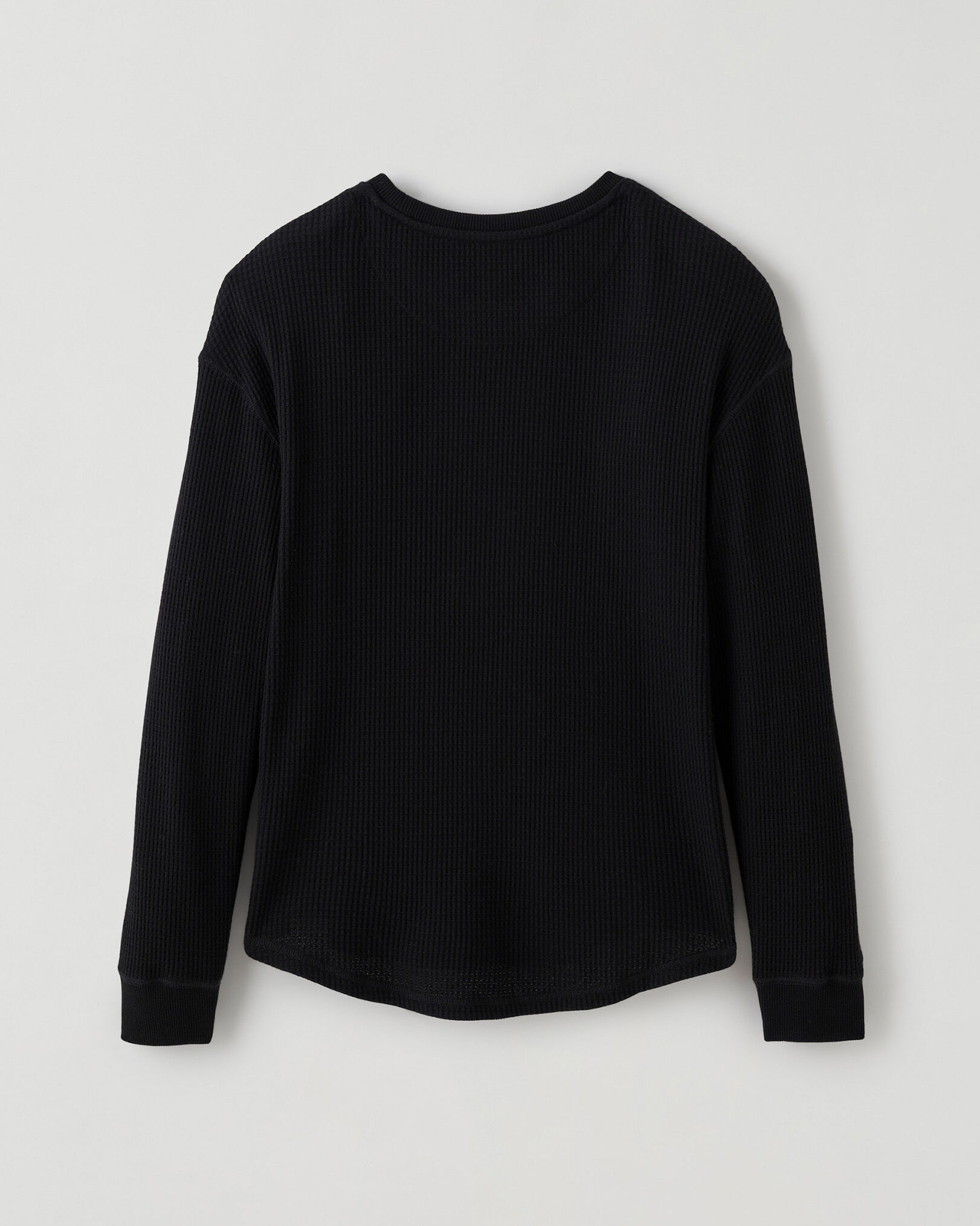Black waffle deals long sleeve