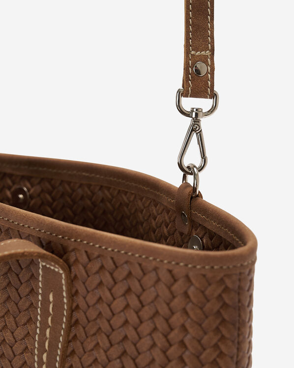 Petit sac &agrave; bandouli&egrave;re tiss&eacute;