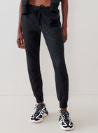 Pantalon court en molleton ajusté à cheville côtelée (entrejambe : 26 po)