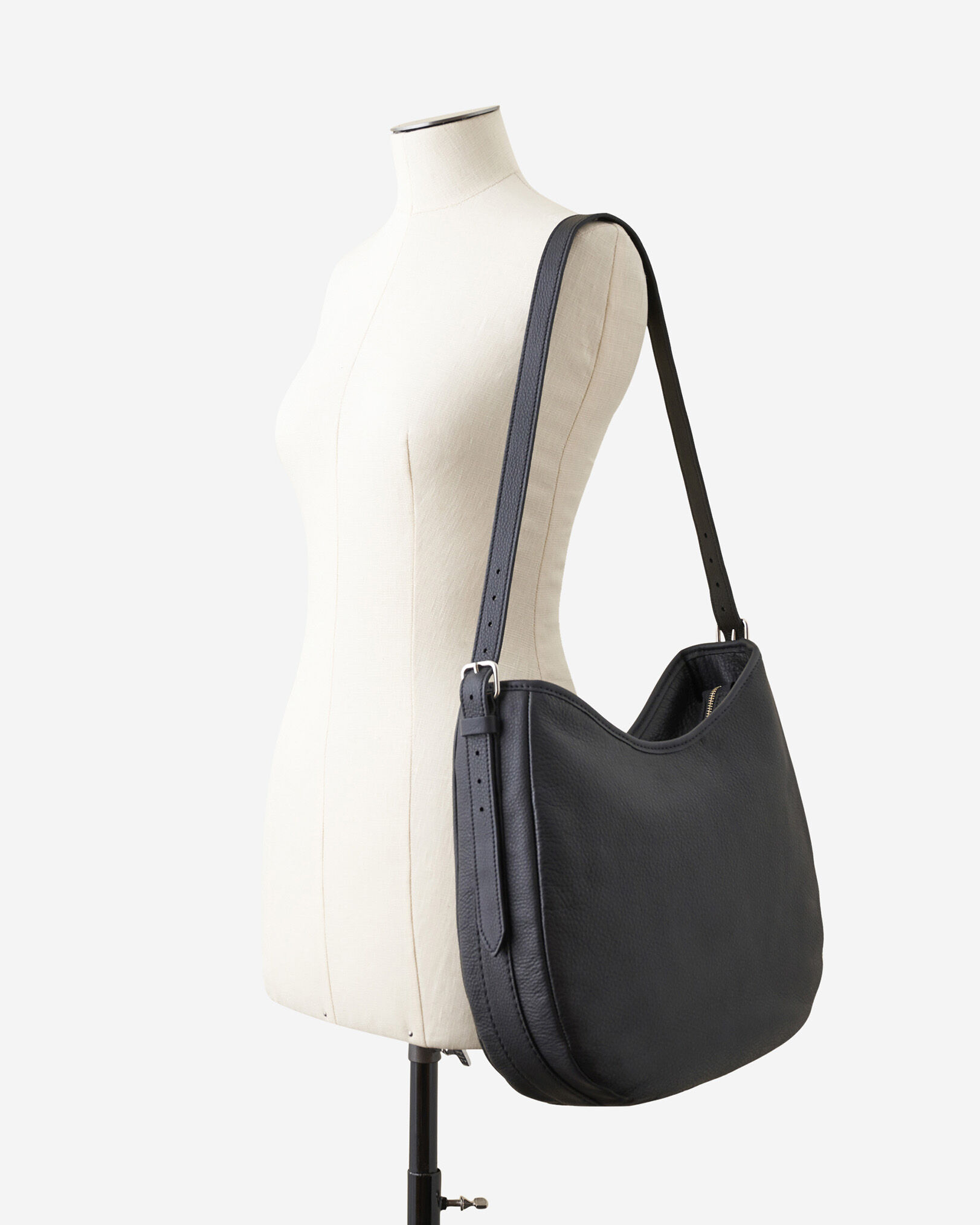 Large black on sale leather handbag