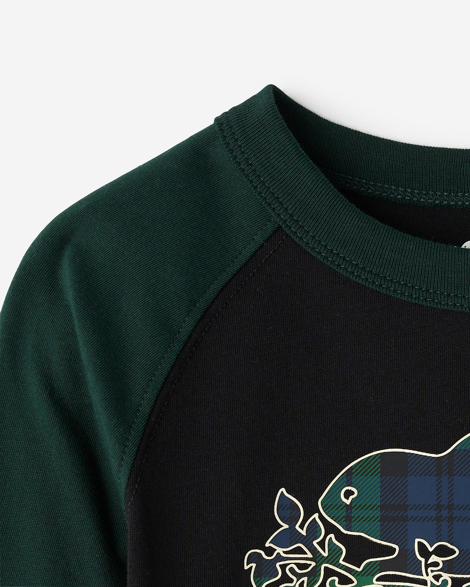 Toddler Plaid Baseball T-Shirt