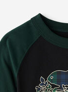 Toddler Plaid Baseball T-Shirt