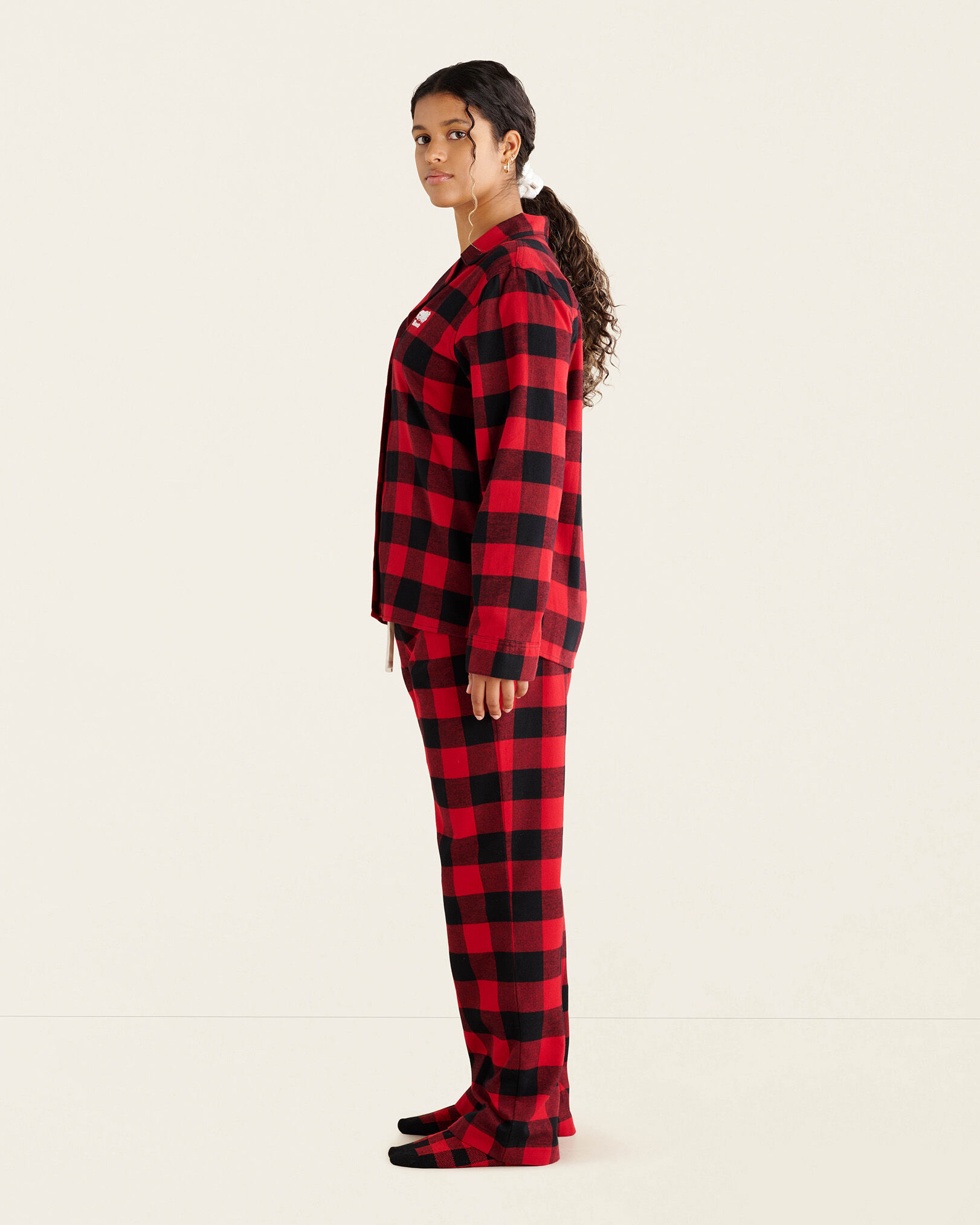Buffalo plaid pajama sales dress