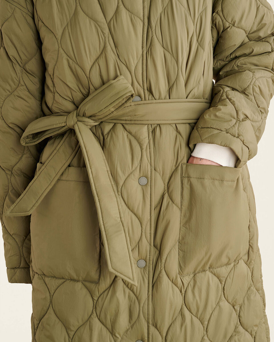 Brooks Long Quilted Jacket