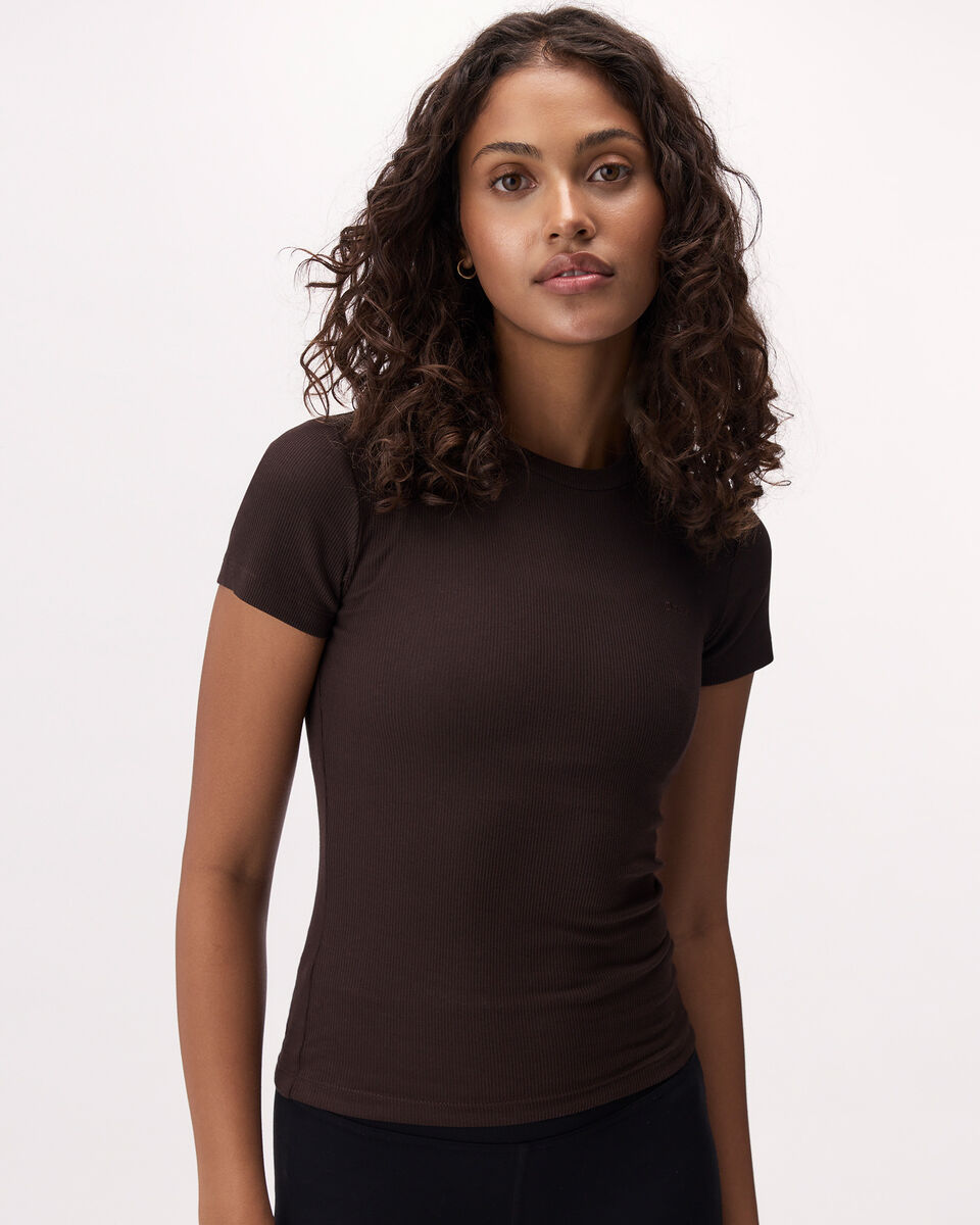Roam Rib Fitted Short Sleeve Top
