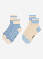 Womens Cotton Cabin Ankle Sock 2 Pack