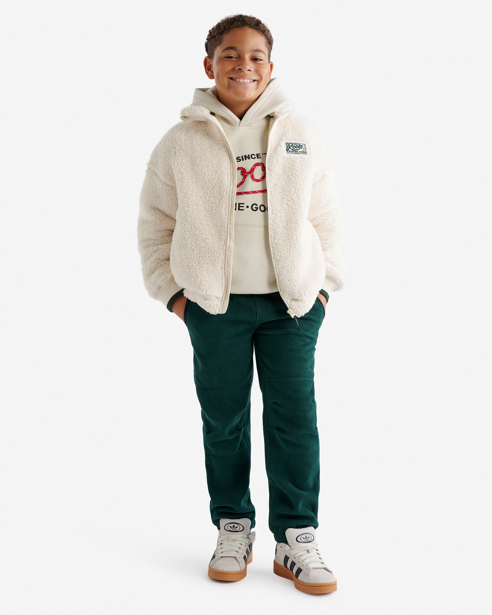 Kids Shearling Fleece Jacket