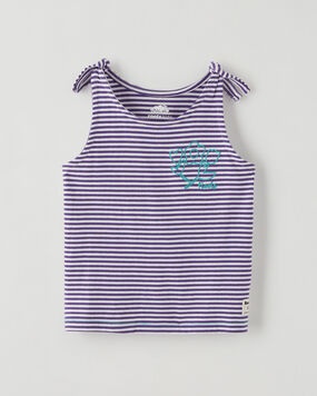 Toddler Girls Camp Knotted Tank Top