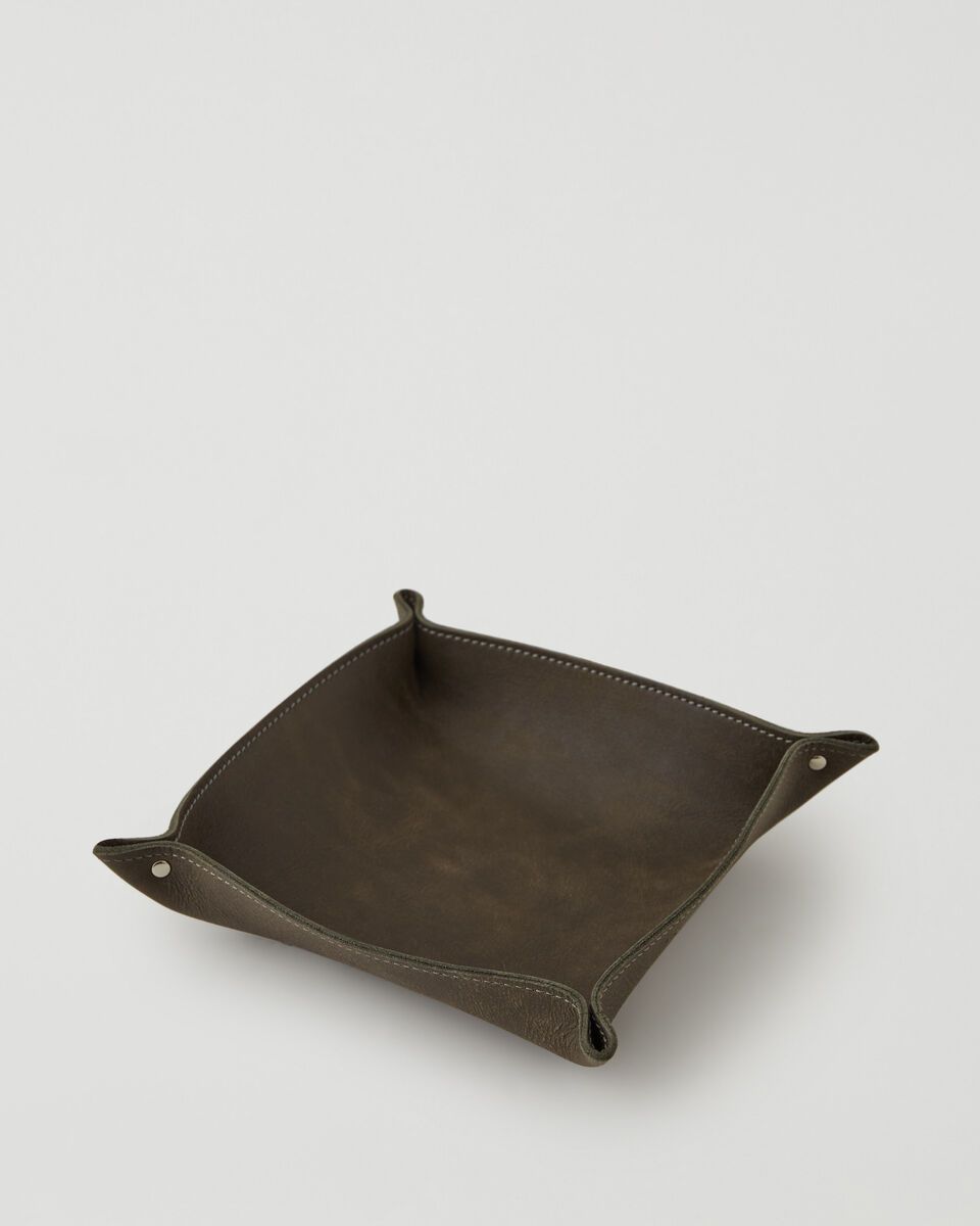 Large Leather Tray Tribe