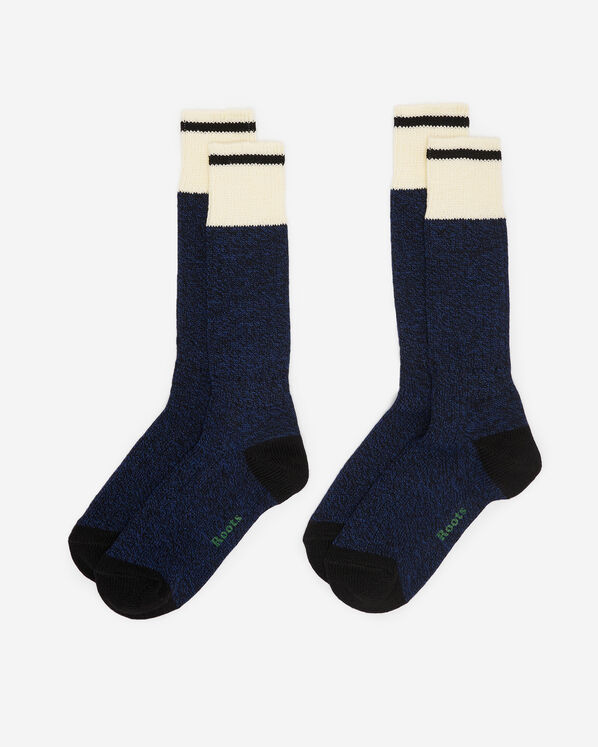 2 paires de chaussettes Cabane Pop Roots pour adultes