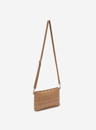 Pochette bouffante carrée à bandoulière