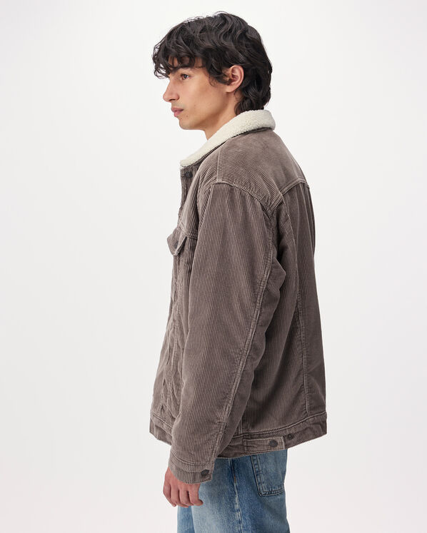 Blouson d&eacute;contract&eacute; en velours c&ocirc;tel&eacute; et en sherpa Levi'sᴹᴰ pour homme 