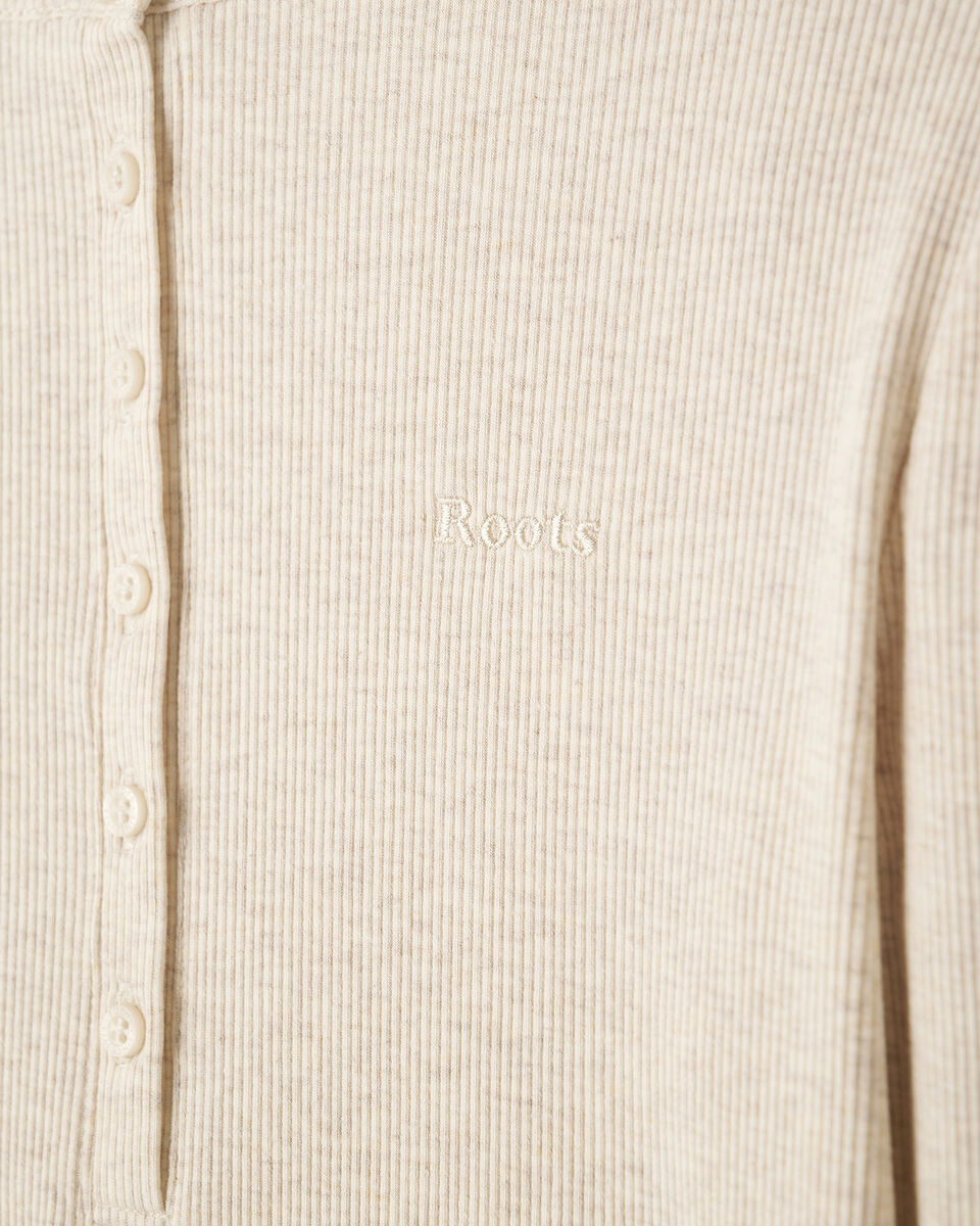 Roam Rib Fitted Long Sleeve Henley