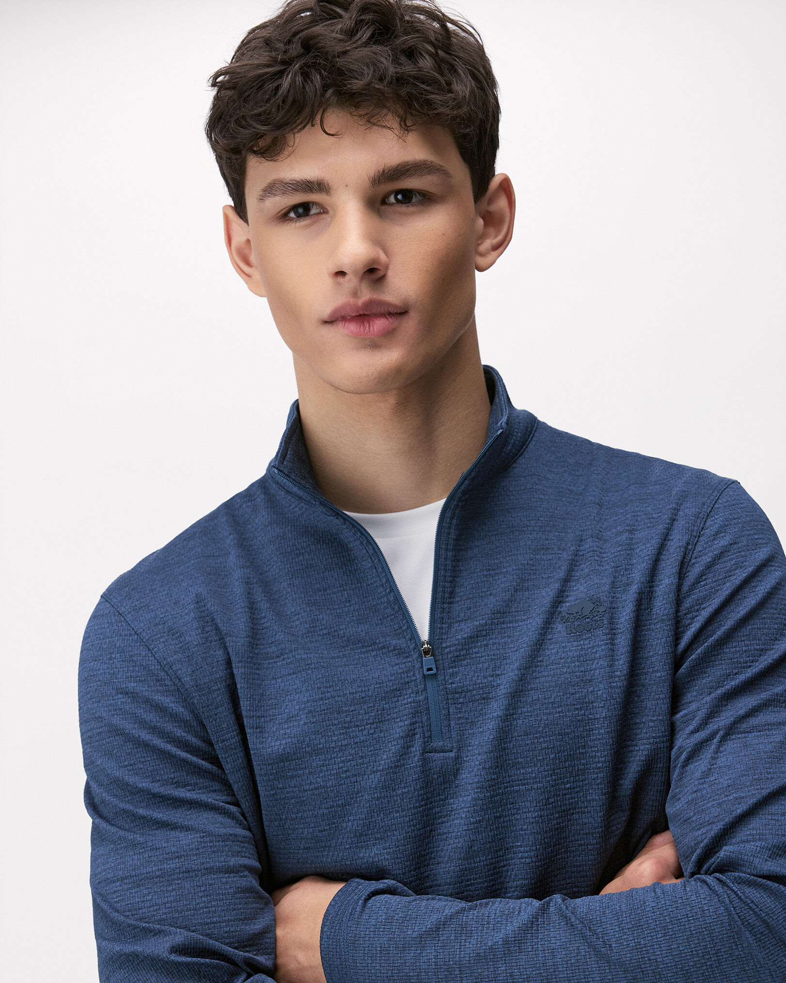Active Textured Quarter Zip